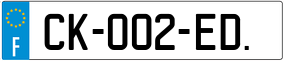 Truck License Plate