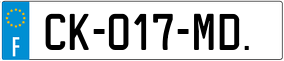 Truck License Plate