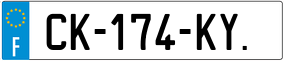 Truck License Plate