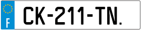 Truck License Plate