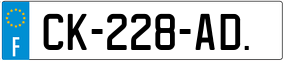Truck License Plate