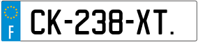 Truck License Plate