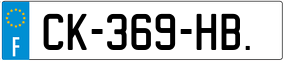 Truck License Plate