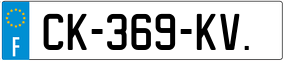 Truck License Plate