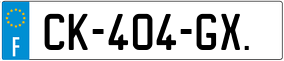 Truck License Plate