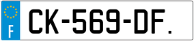 Truck License Plate