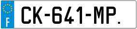 Truck License Plate
