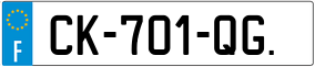 Truck License Plate