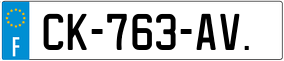 Truck License Plate