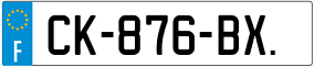Truck License Plate