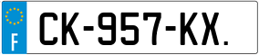 Truck License Plate