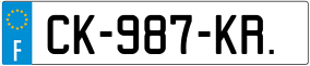Truck License Plate