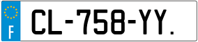 Truck License Plate