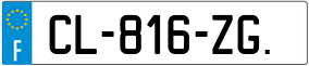 Truck License Plate