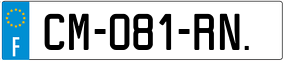 Truck License Plate