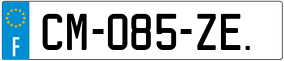 Truck License Plate