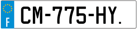 Truck License Plate