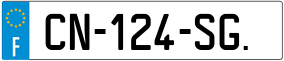 Truck License Plate