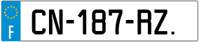 Truck License Plate