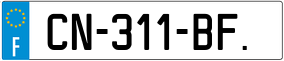 Truck License Plate