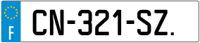 Truck License Plate