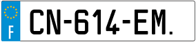 Truck License Plate