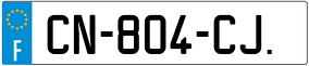 Truck License Plate
