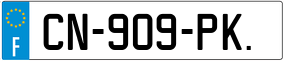 Truck License Plate