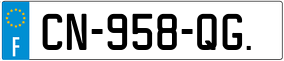 Truck License Plate