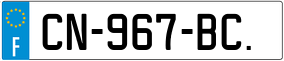 Truck License Plate