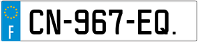 Truck License Plate