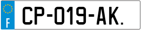 Truck License Plate