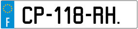 Truck License Plate