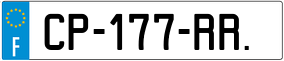 Truck License Plate