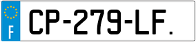Truck License Plate
