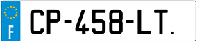 Truck License Plate