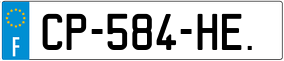Truck License Plate