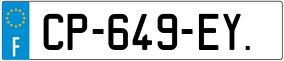 Truck License Plate