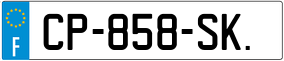 Truck License Plate
