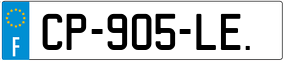 Truck License Plate