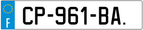 Truck License Plate