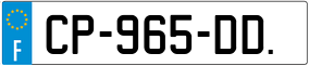 Truck License Plate