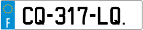 Truck License Plate