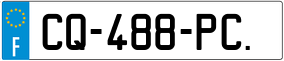 Truck License Plate
