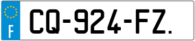 Truck License Plate