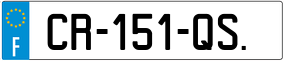 Truck License Plate