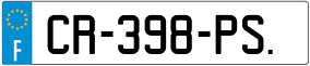 Truck License Plate