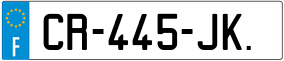 Truck License Plate