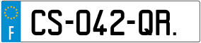 Truck License Plate