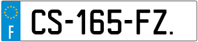 Truck License Plate